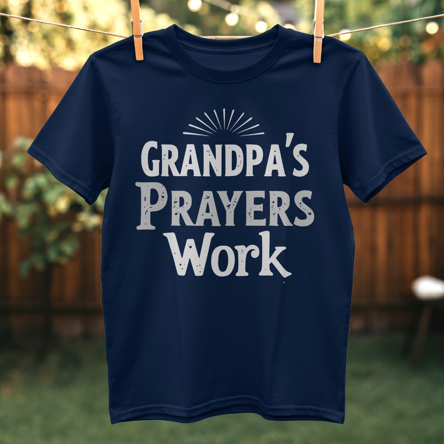 Grandpa's Prayers Work T-shirt product type