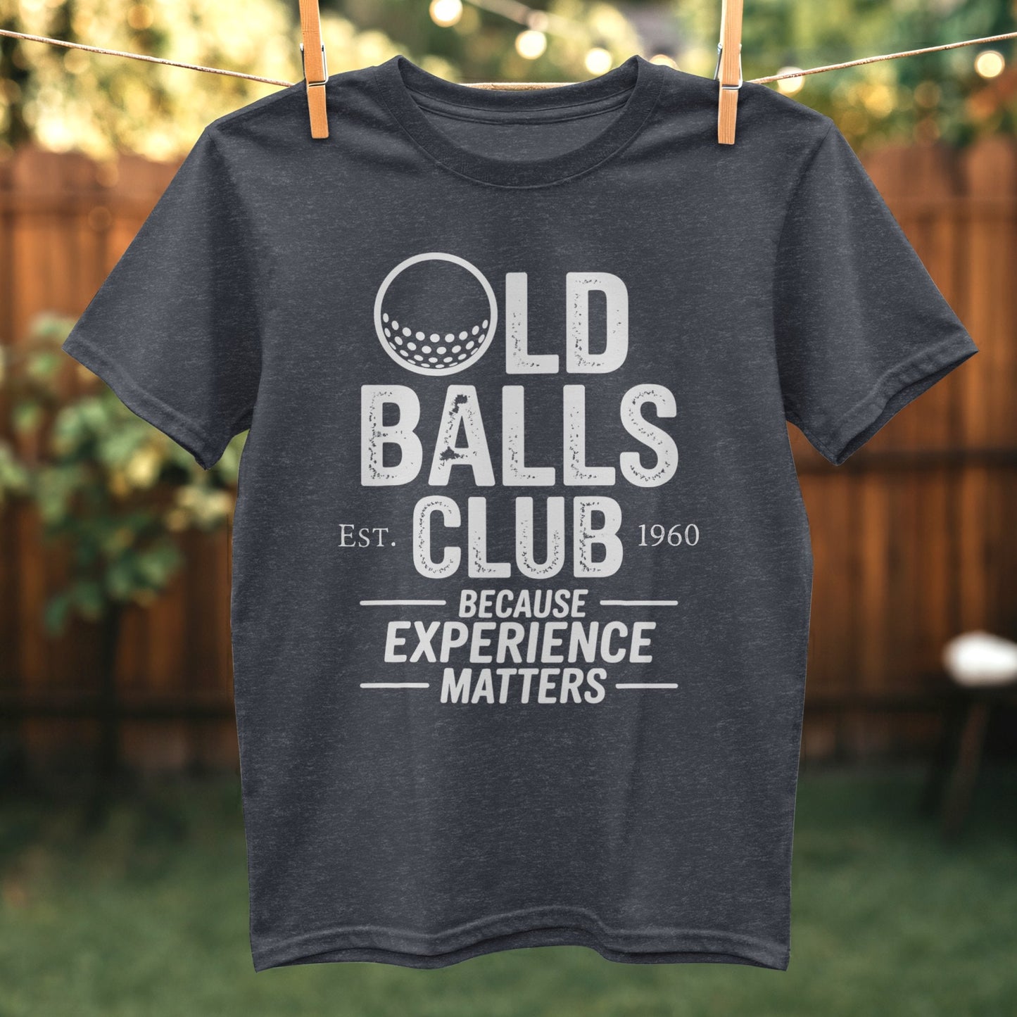 Old Balls Club Golf T-Shirt Experience Matters product