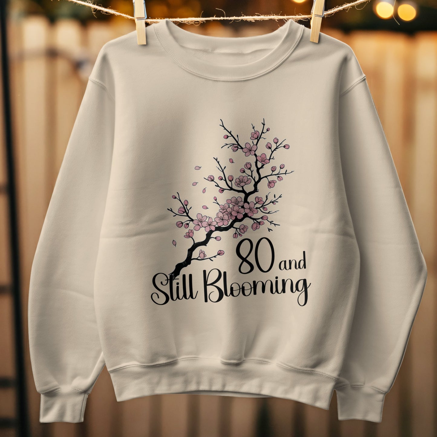 80 and Still Blooming Graphic Sweatshirt product type