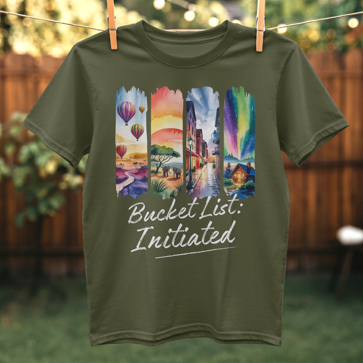 Bucket List Initiated Scenic Adventure Art product