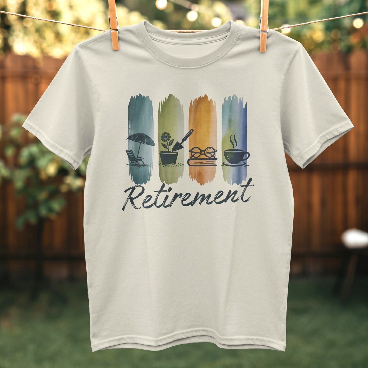 Retirement Themed Graphic Print T-Shirt product