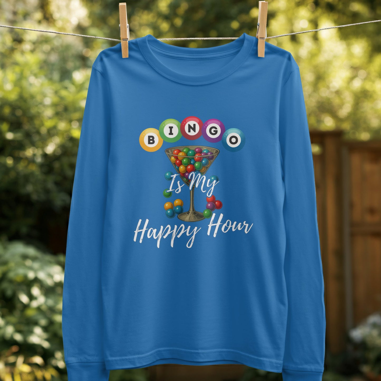 Bingo Is My Happy Hour Long Sleeve Shirt product