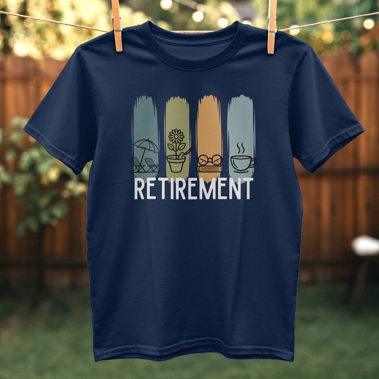 Retirement Themed Illustration T Shirt product type