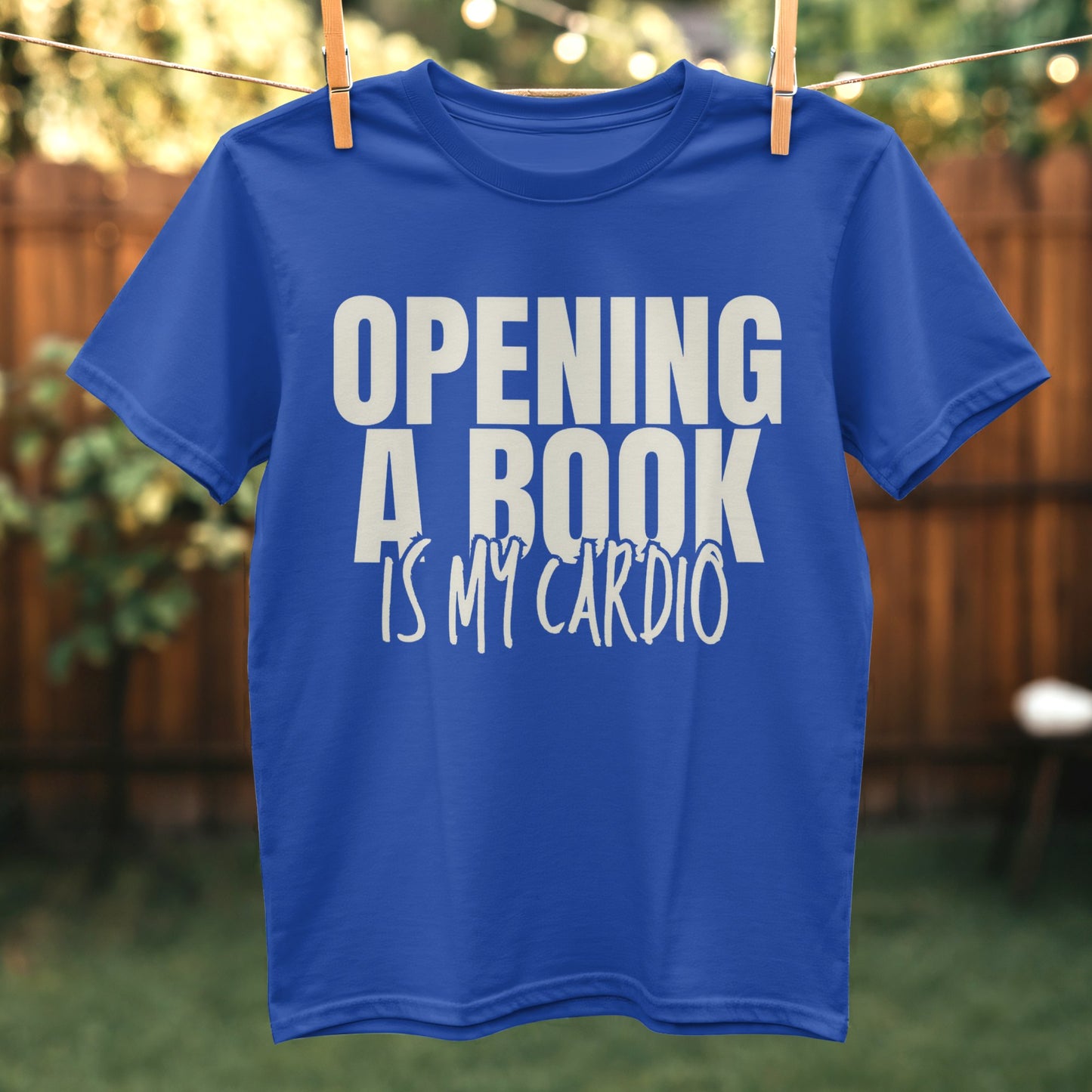 Opening A Book Is My Cardio T-shirt product type