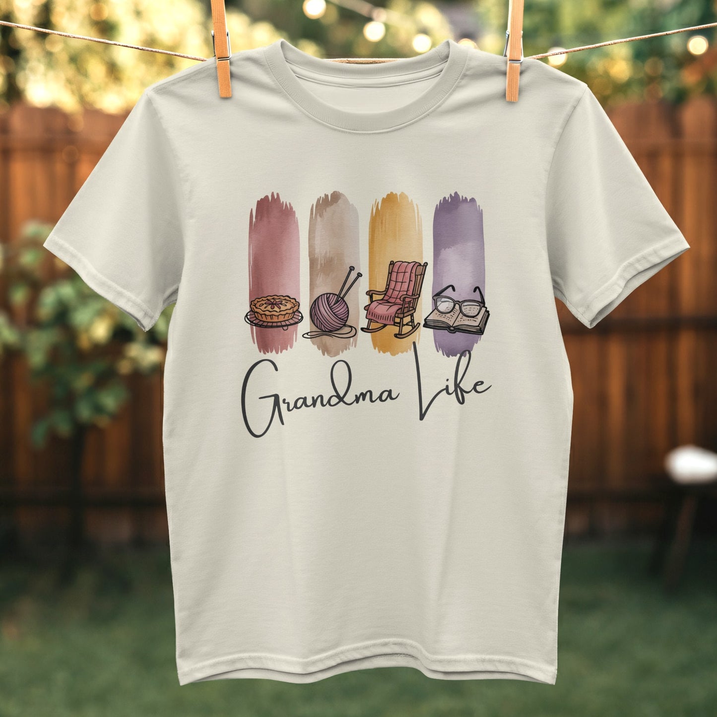 Grandma Life Themed Graphic T-shirt product type