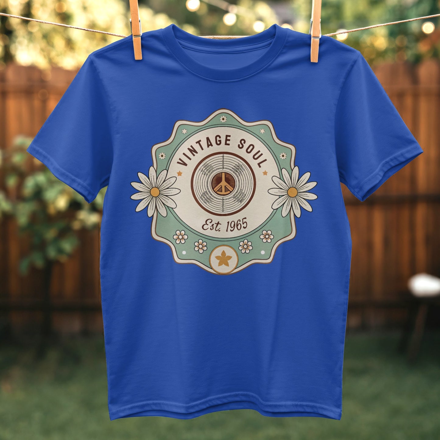 Vintage Soul Est 1965 Peace Sign Graphic Tee product type