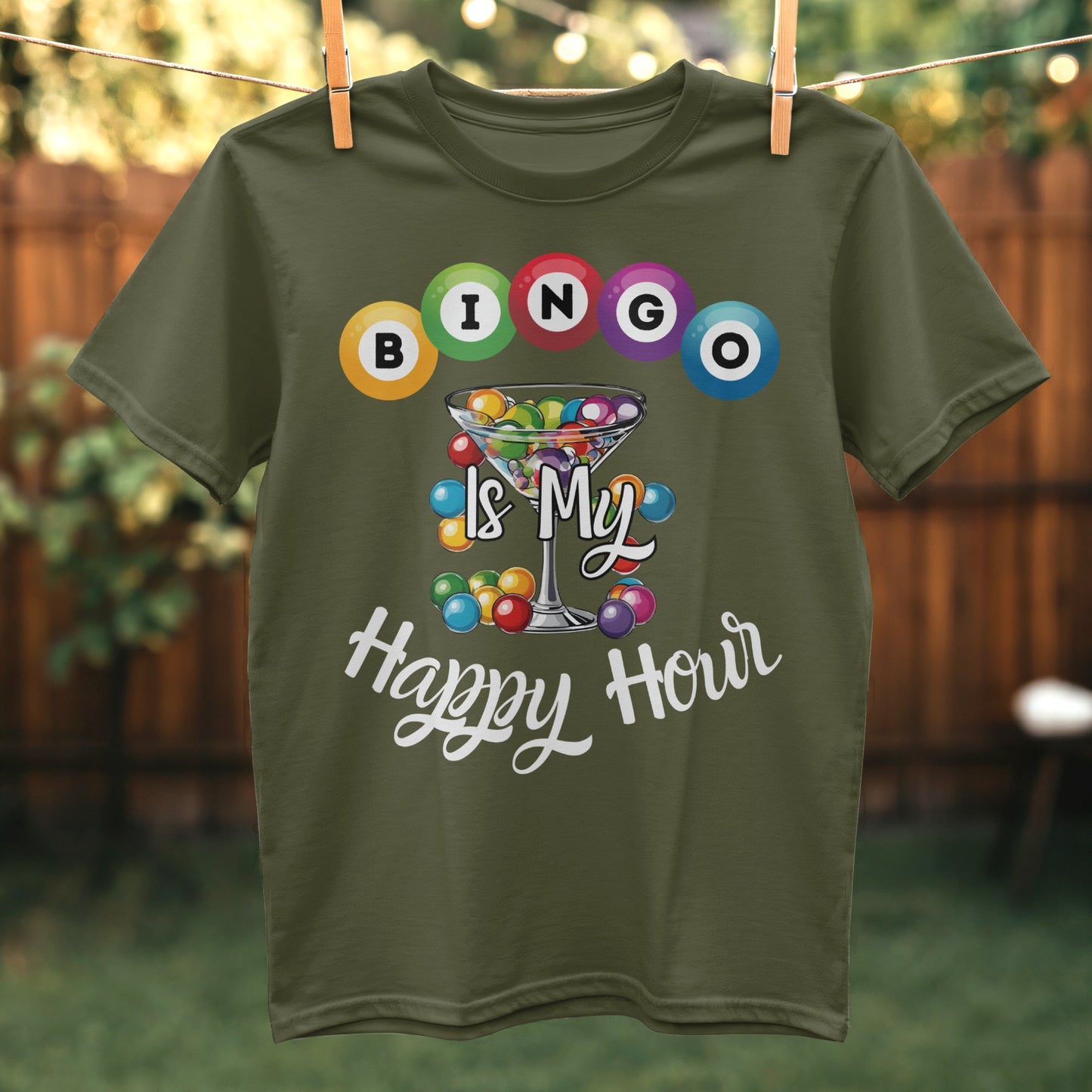 Bingo Is My Happy Hour Graphic T-Shirt product type