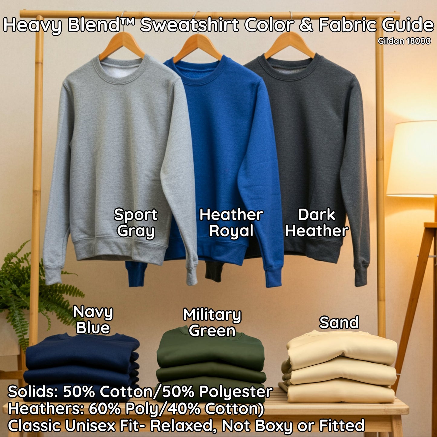 Heavy Blend Classic Unisex Relaxed Sweatshirt product