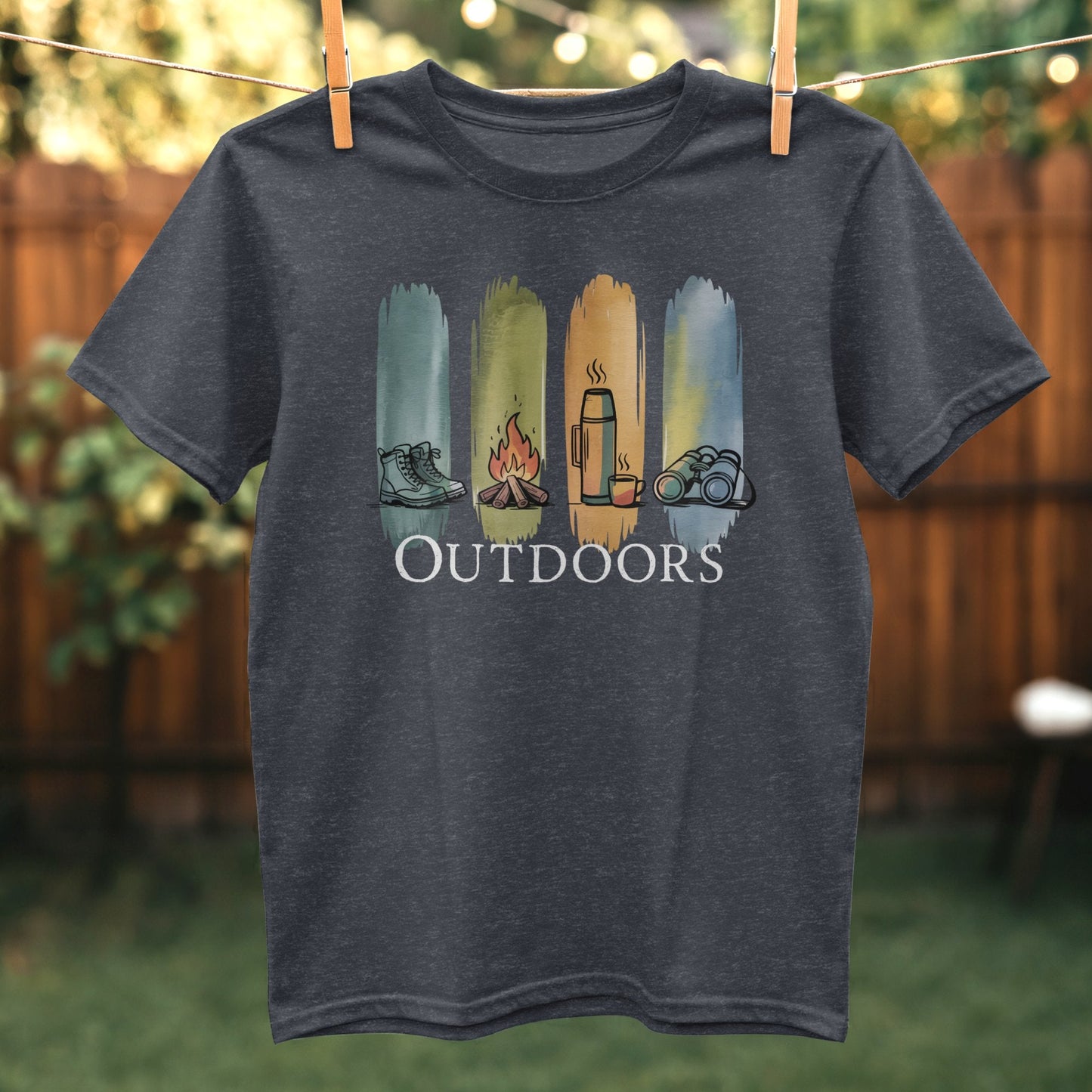 Outdoors Themed Design Unisex Comfortable T-shirt