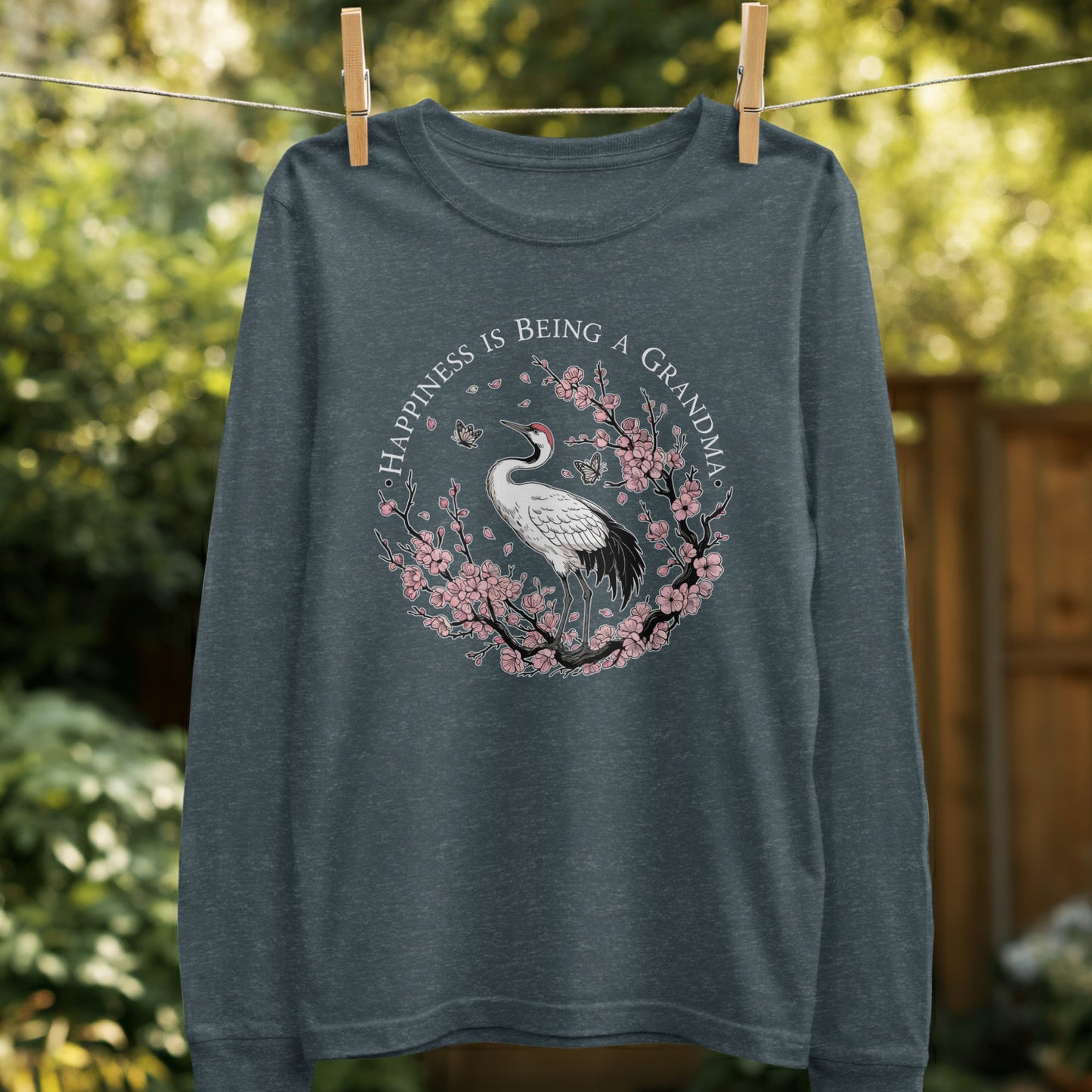 Happiness is Being a Grandma Printed Shirt Product