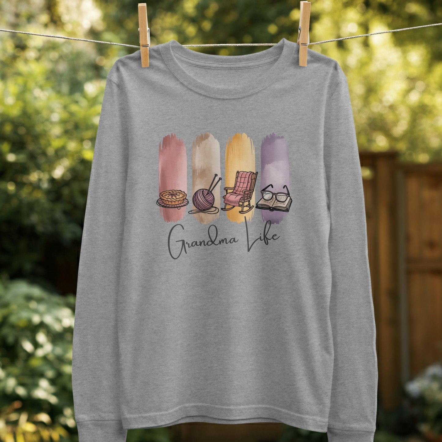Grandma Life Graphic Design Long Sleeve Shirt product