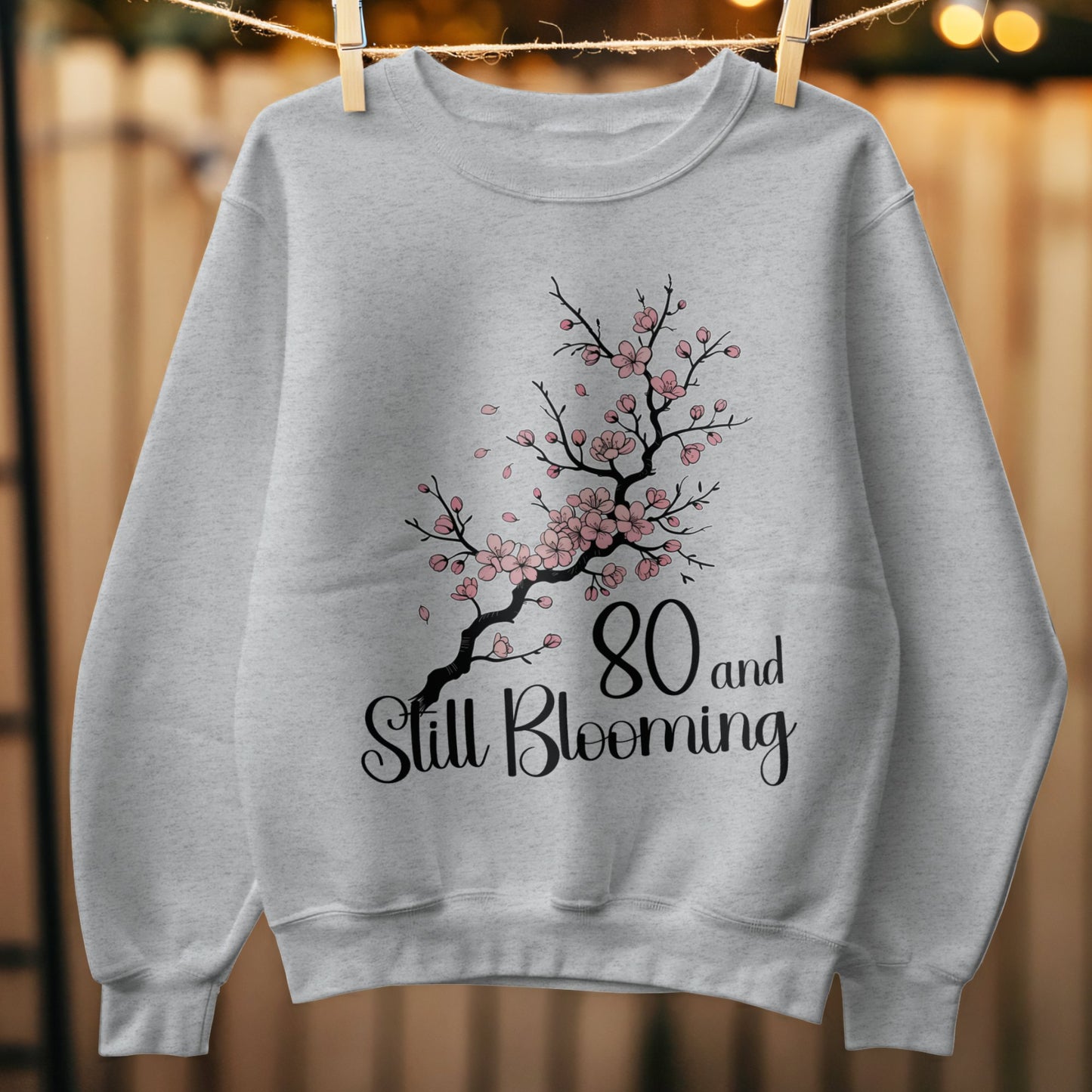 80 and Still Blooming Graphic Sweatshirt product type