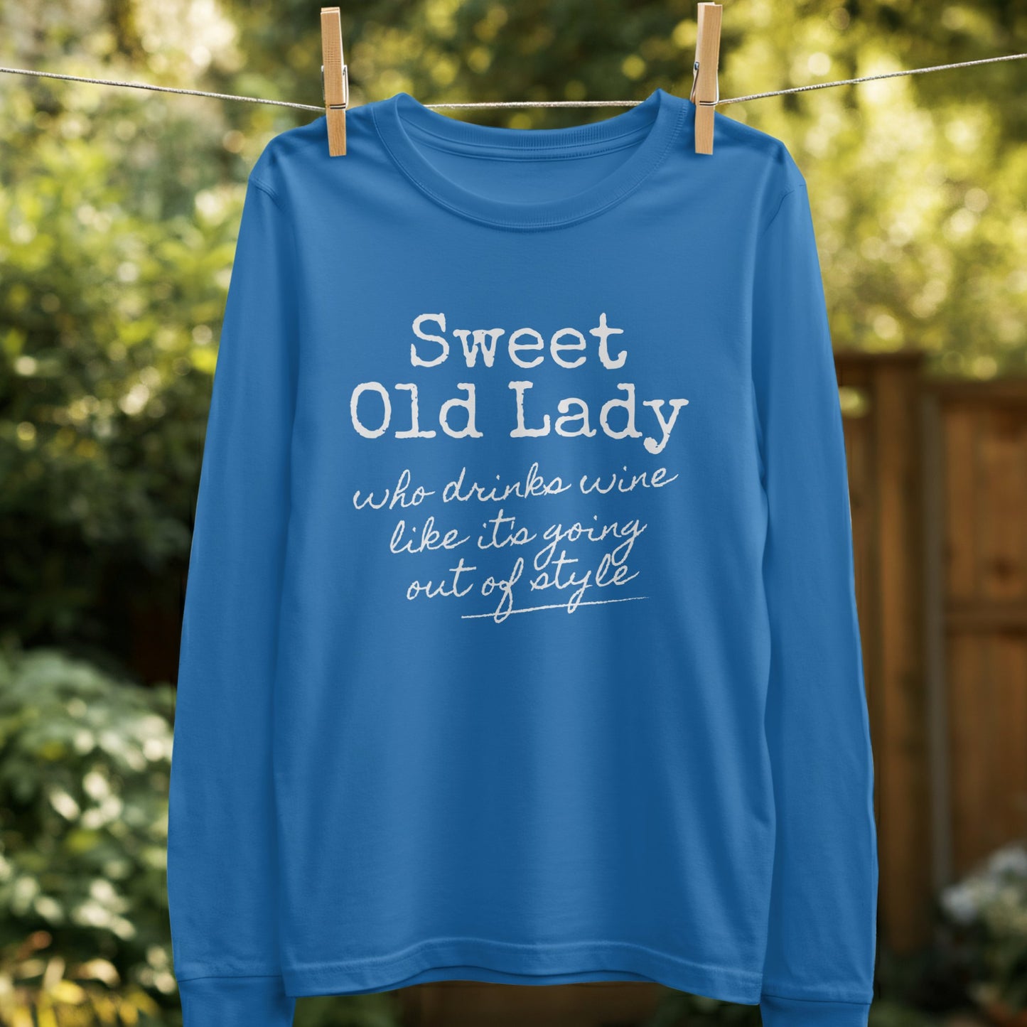 Sweet Old Lady Who Drinks Wine Like Out Of Style product type