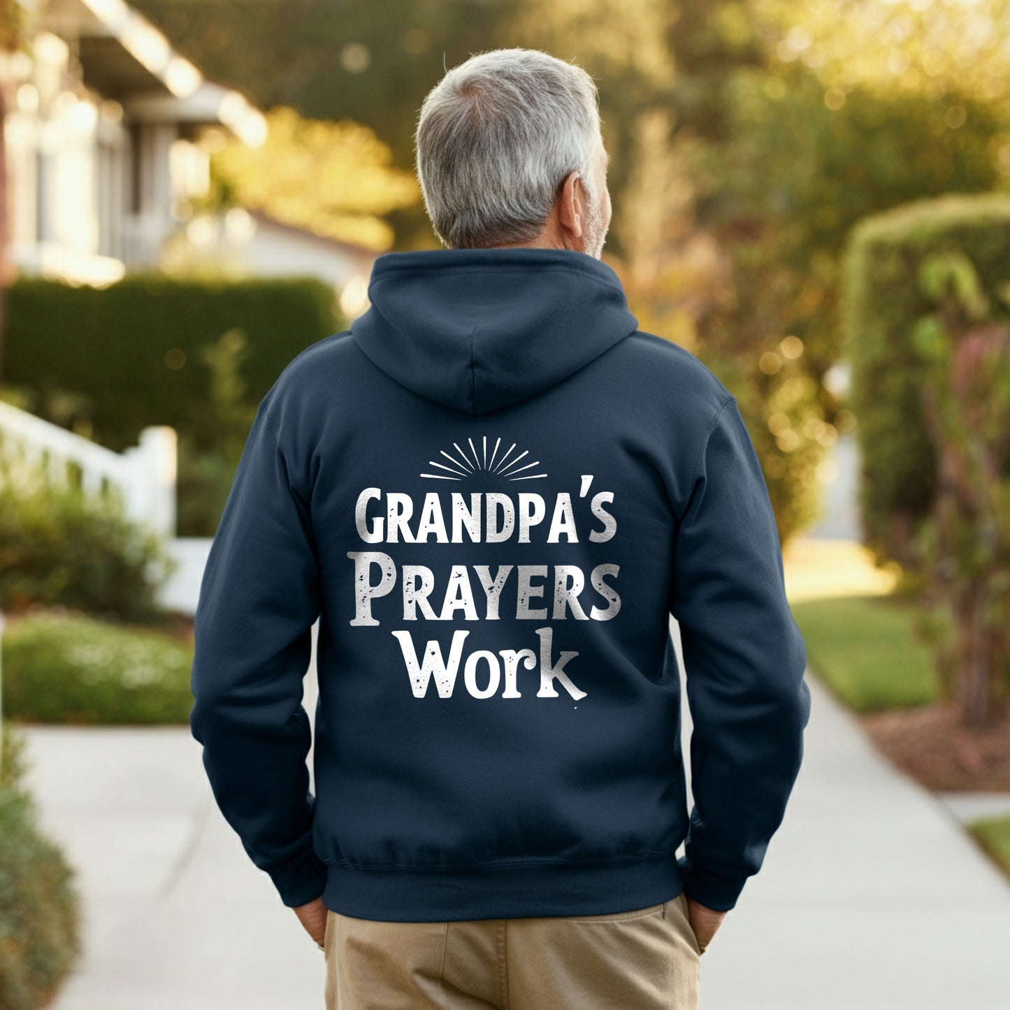 Grandpa's Prayers Work Hoodie product
