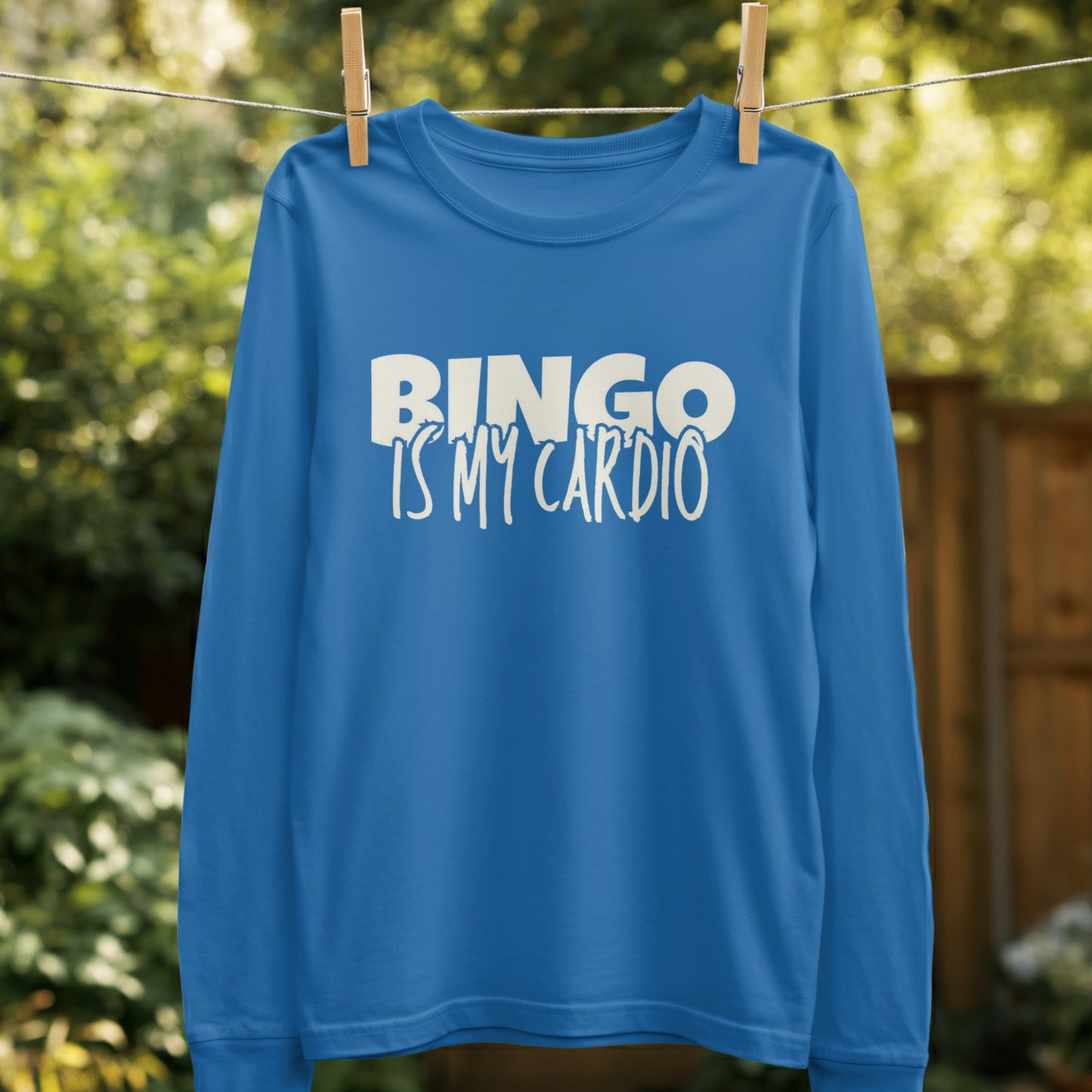Bingo Is My Cardio Long Sleeve Shirt product
