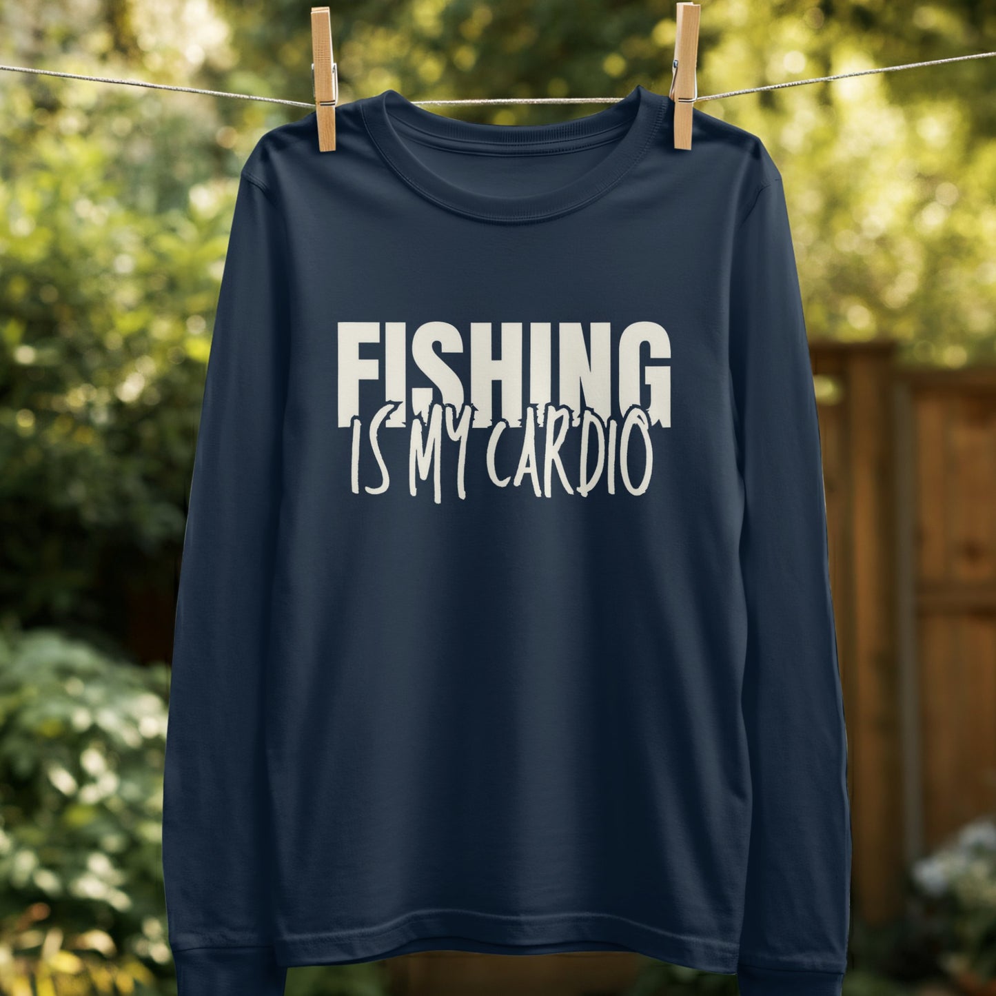 Fishing Is My Cardio Long Sleeve Shirt product