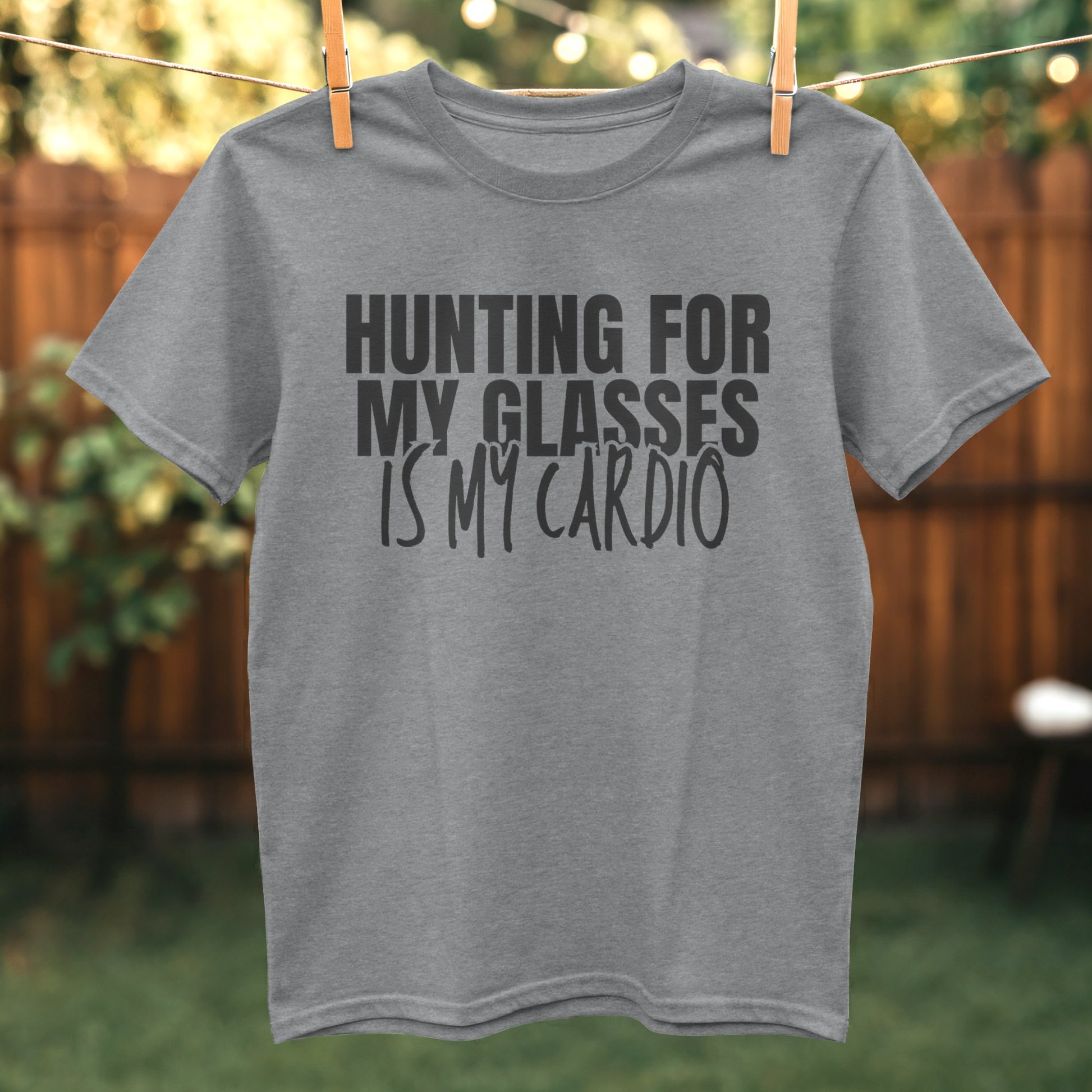 Hunting For My Glasses is My Cardio T-shirt product type