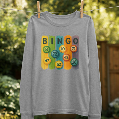 Colorful Bingo Numbers Printed Sweatshirt product type
