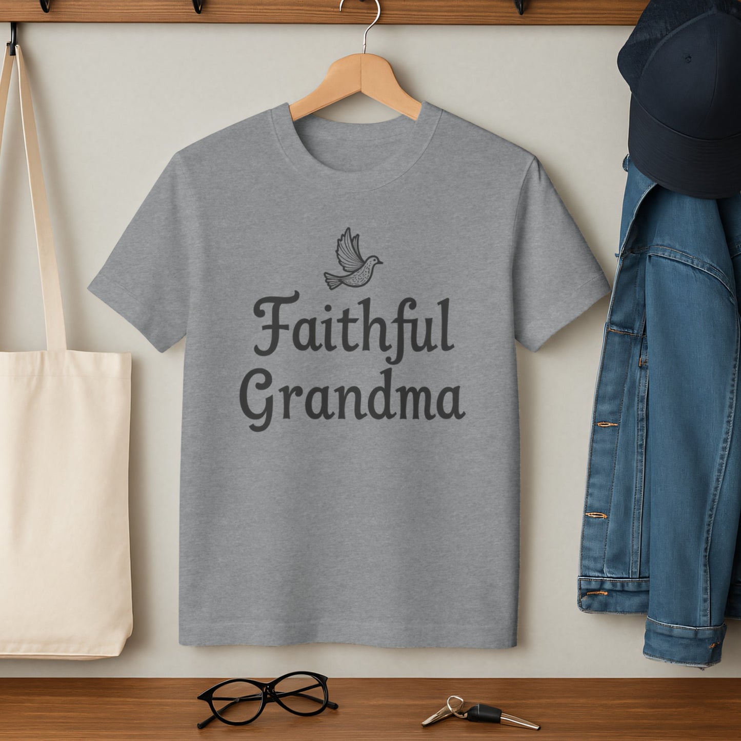 Faithful Grandma Printed Short Sleeve T-Shirt product