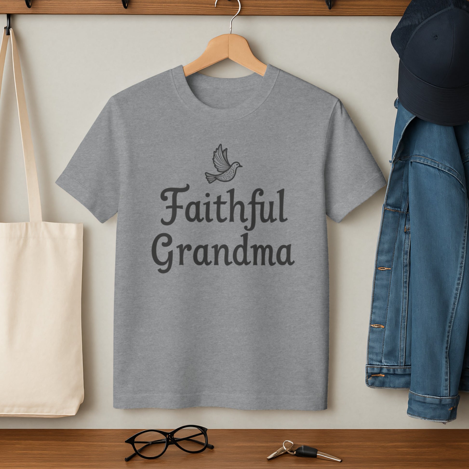 Faithful Grandma Printed Short Sleeve T-Shirt product