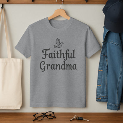 Faithful Grandma Printed Short Sleeve T-Shirt product