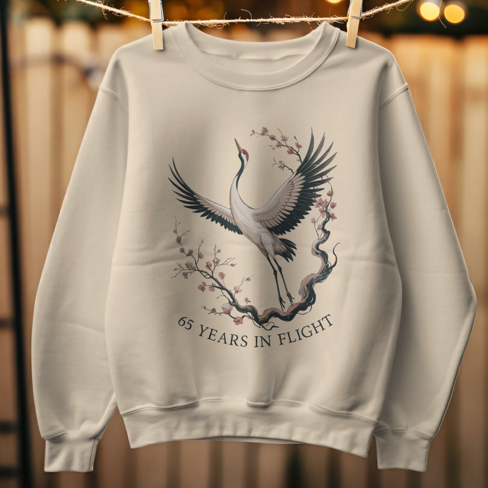 65 Years In Flight Bird Graphic Sweatshirt product