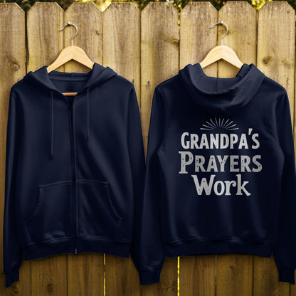 Grandpa's Prayers Work Hoodie Product