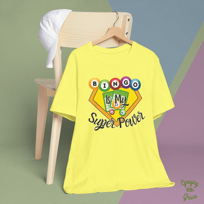 Bingo Is My Super Power T-Shirt for Bingo Lovers