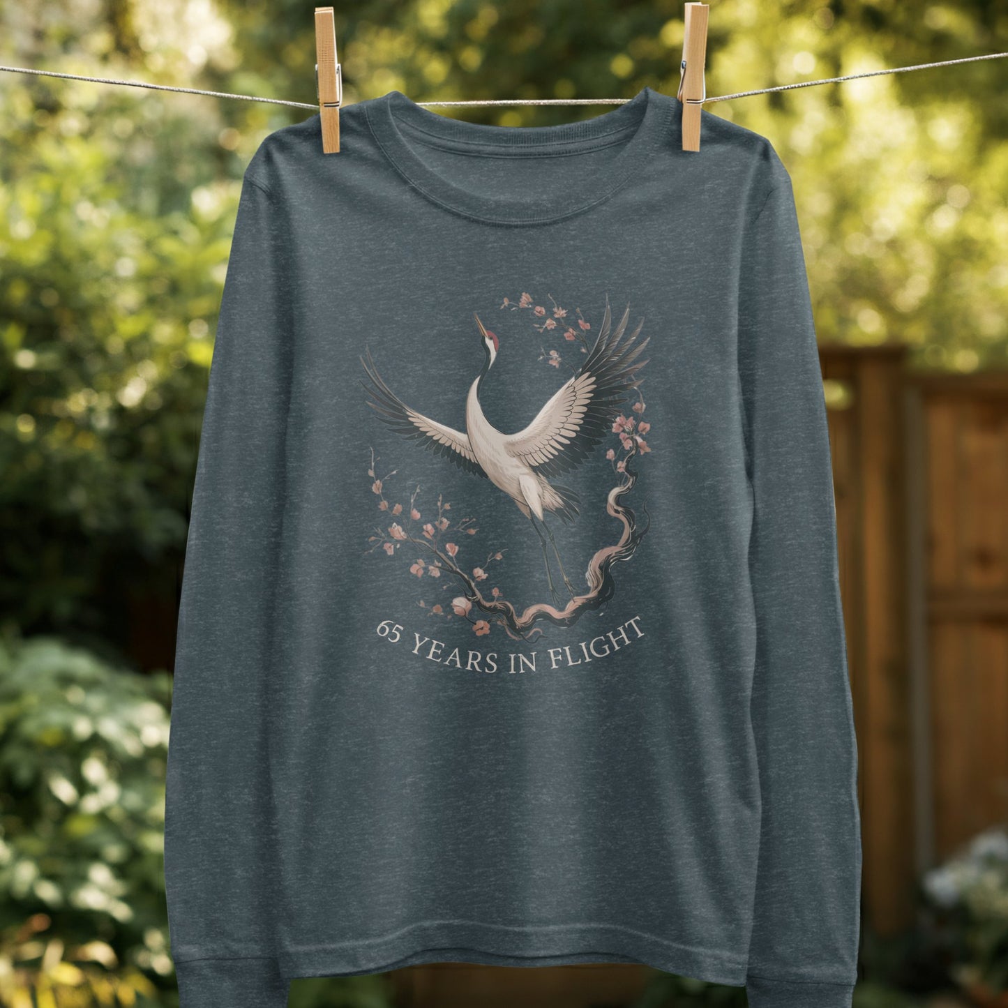 65 Years in Flight Graphic Long Sleeve Shirt product type