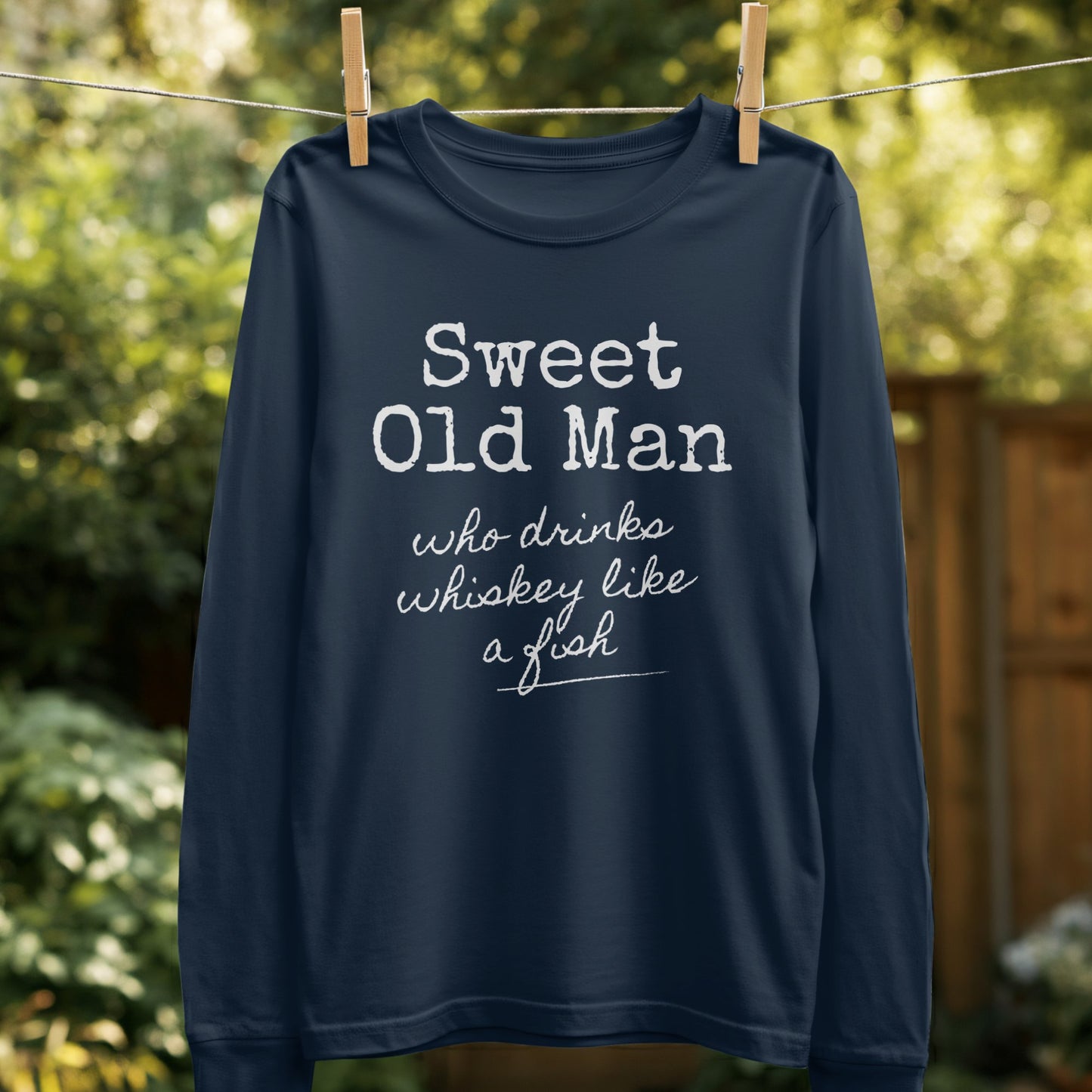 Sweet Old Man Whiskey Like a Fish Clothing product