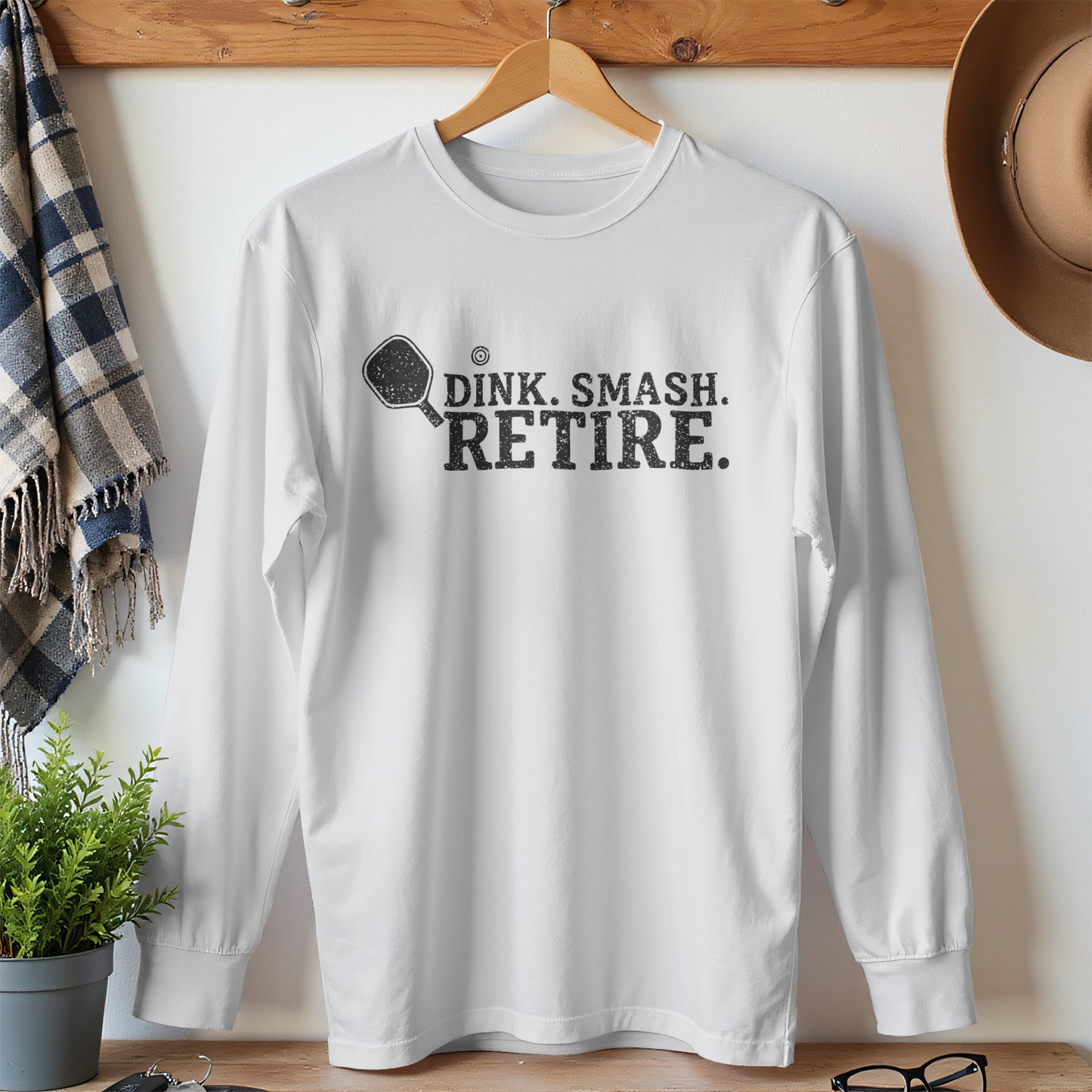 Dink Smash Retire Graphic Long Sleeve Shirt product type