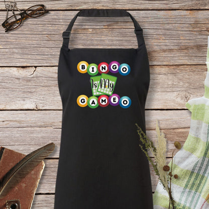 a black apron that says boo boo boo boo boo boo boo boo boo boo boo