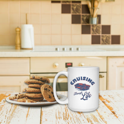 a plate of cookies and a mug on a table