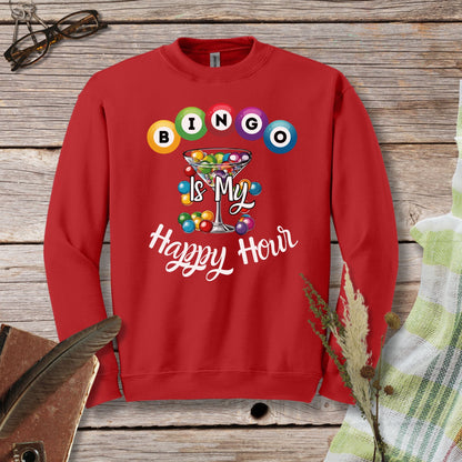 a red sweatshirt with the words happy holi on it