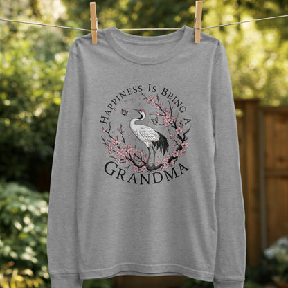 Happiness Is Being a Grandma Long Sleeve Shirt Product