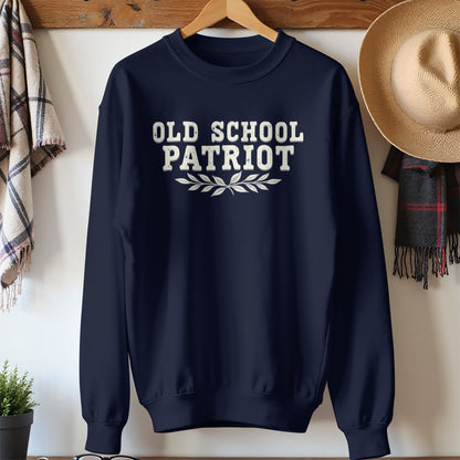 Old School Patriot Graphic Crewneck Sweatshirt product type