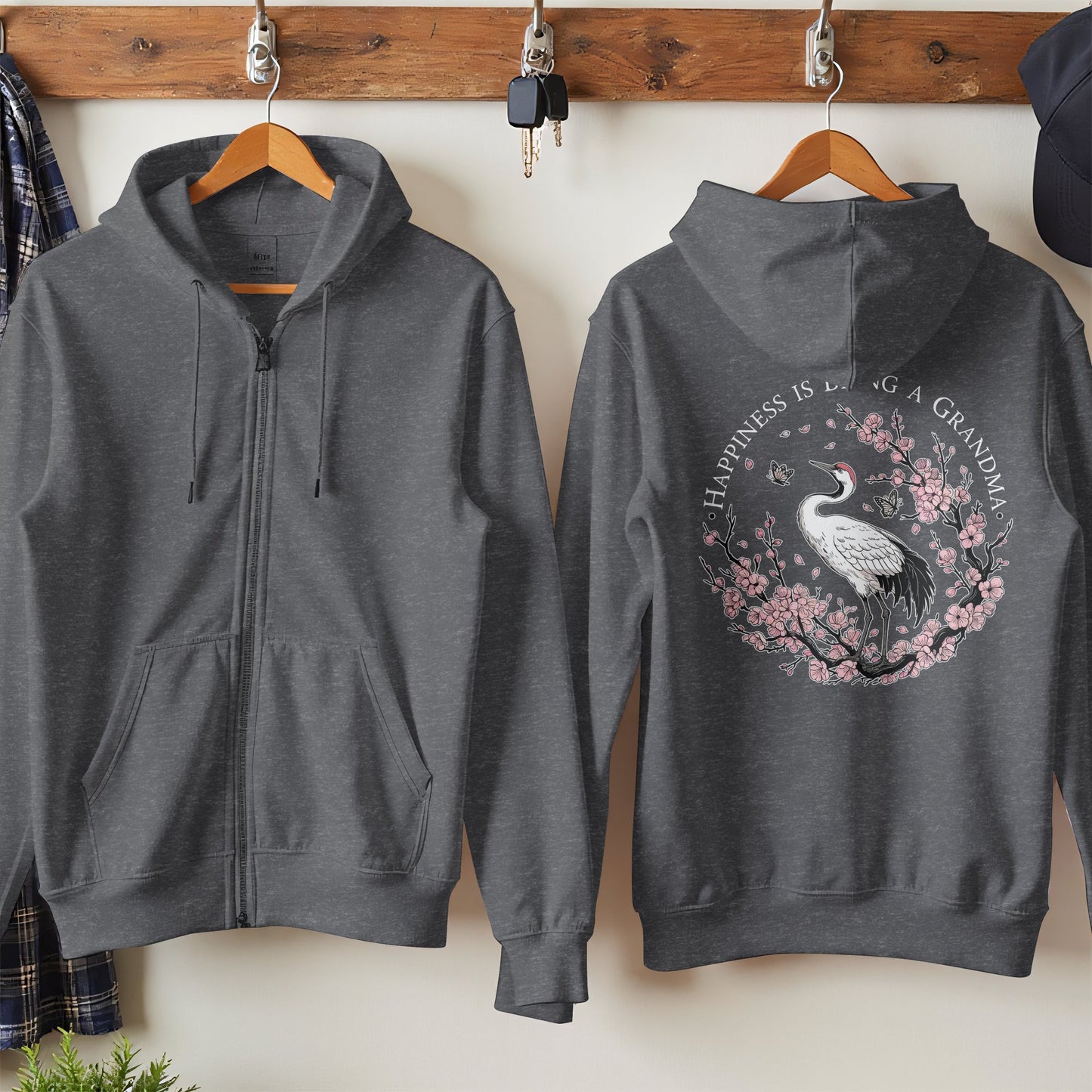 Happiness Is Loving a Grandma Graphic Hoodie product