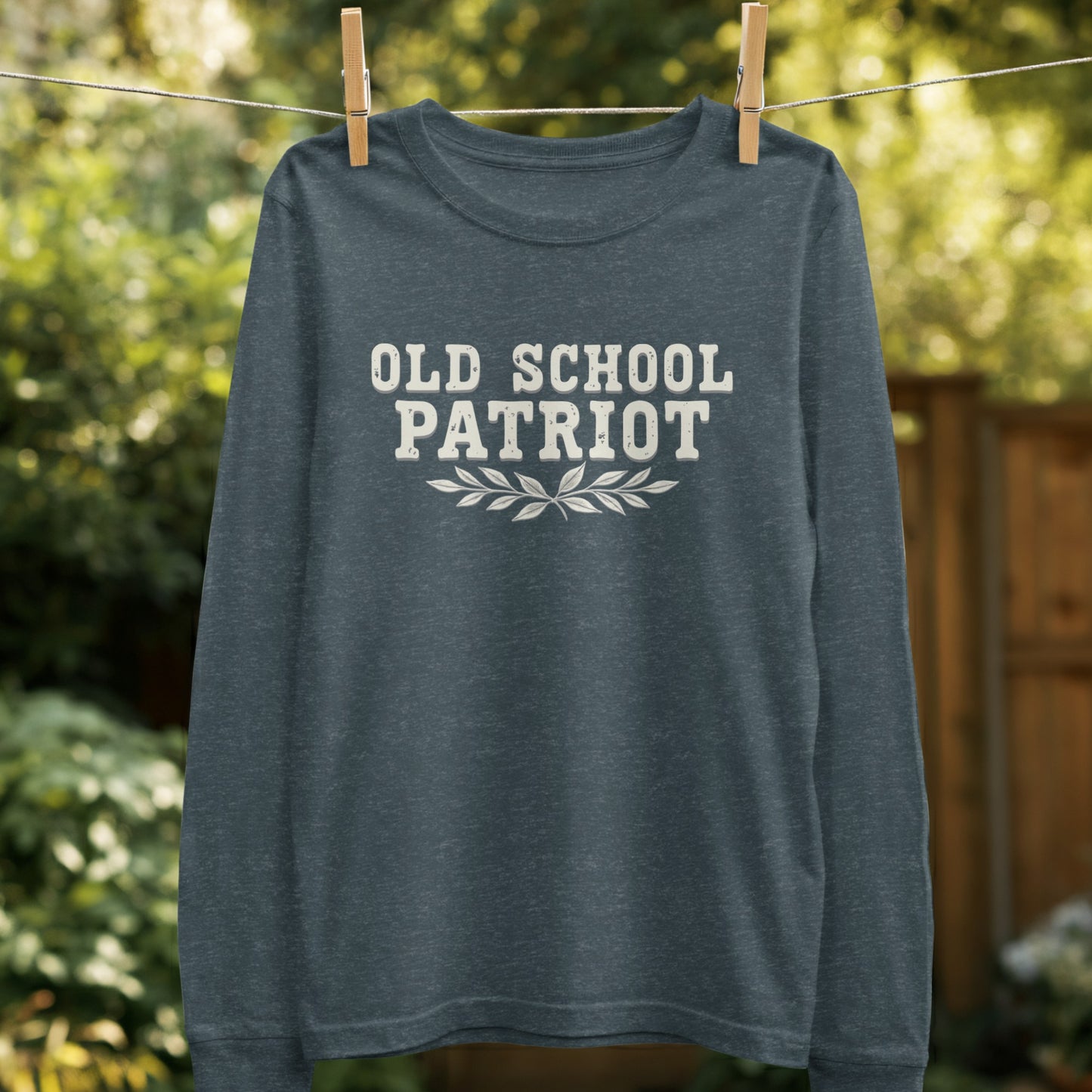 Old School Patriot Long Sleeve Shirt product