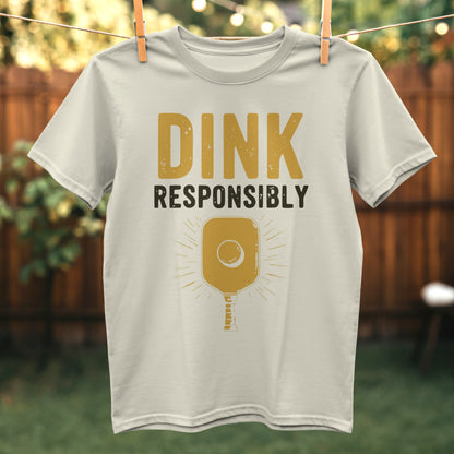 Dink Responsibly Graphic Tee Comfortable Unisex product
