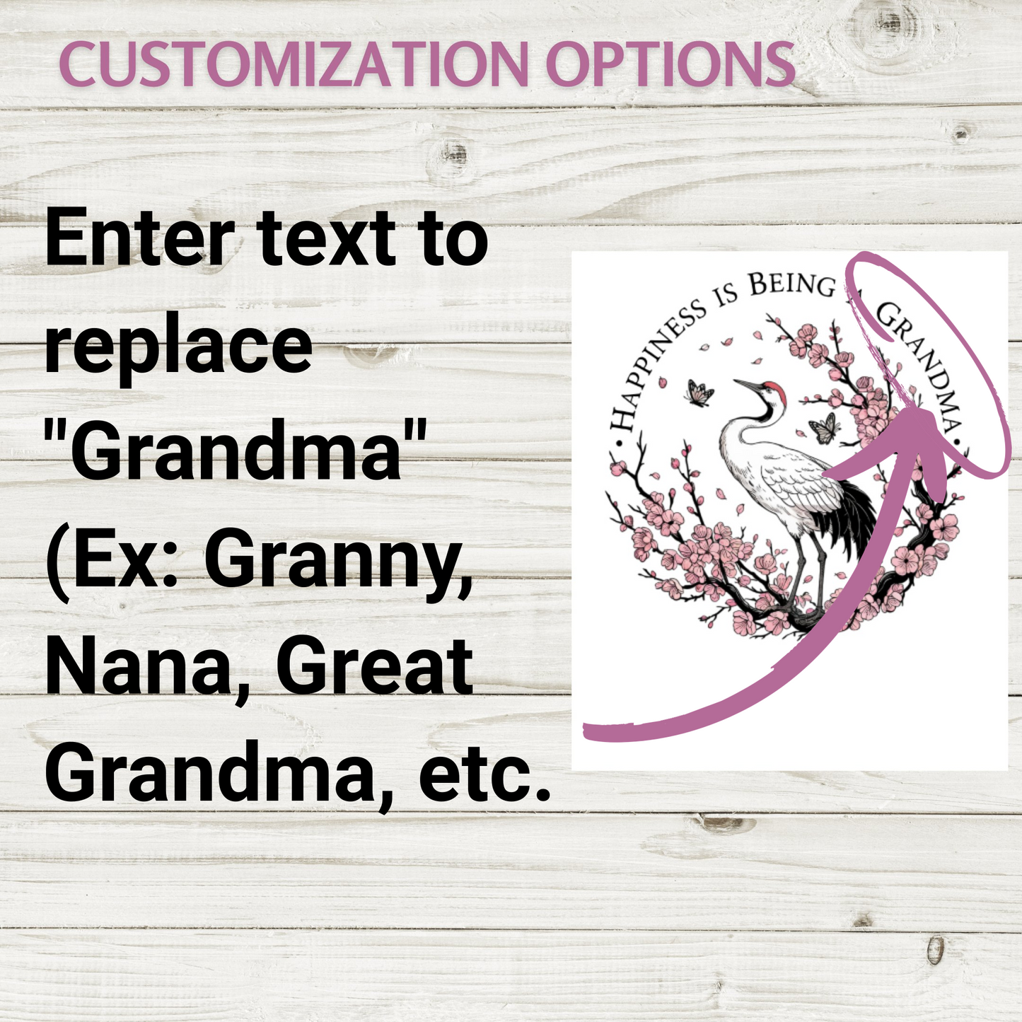 Happiness is Being Customizable Family Product