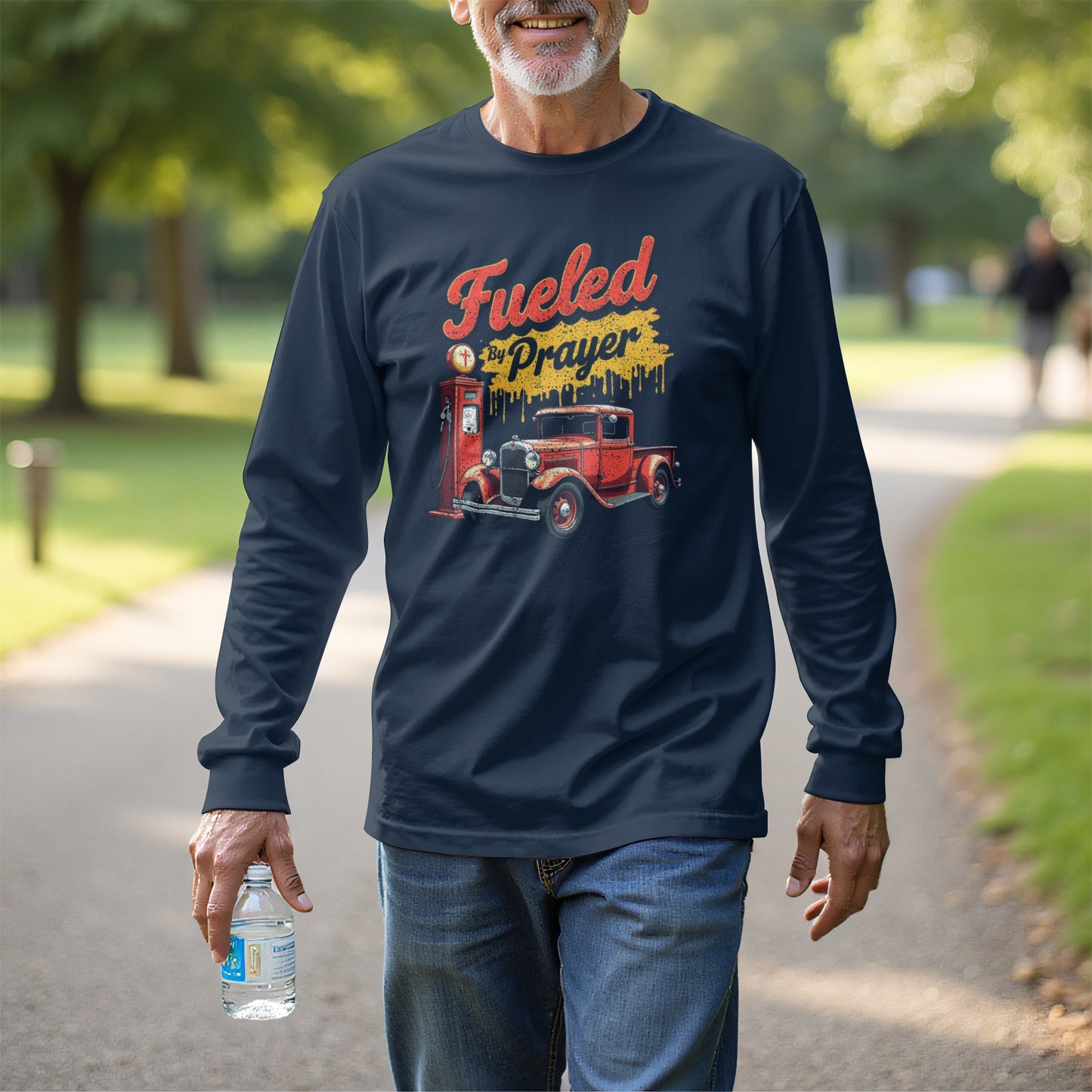Fueled by Prayer Classic Car Design Long Sleeve product
