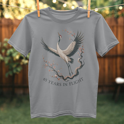 65 Years In Flight Bird Graphic T-Shirt product type