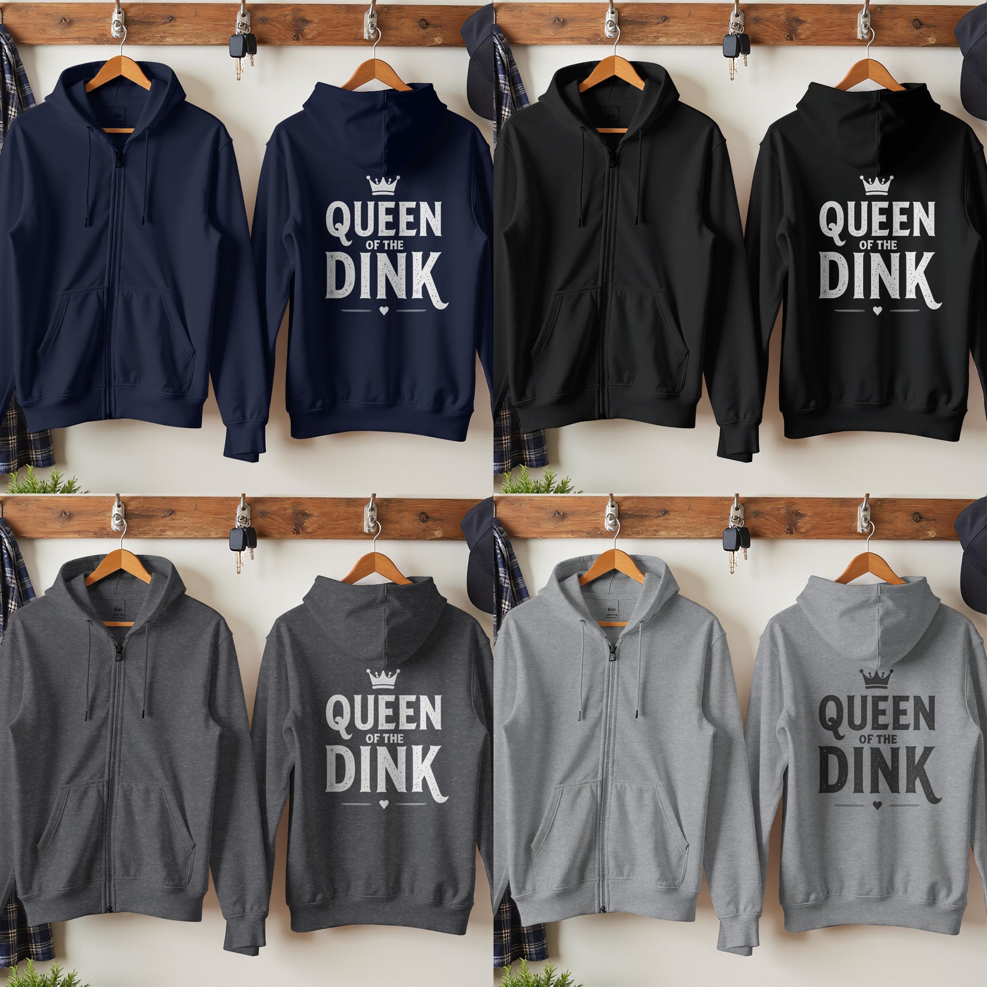 Queen of the Dink Hooded Sweatshirt product type