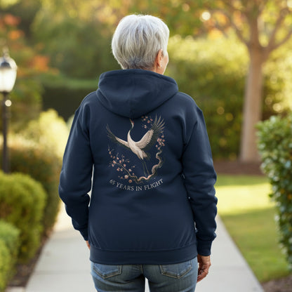 65 Years In Flight Crane Design Hoodie product