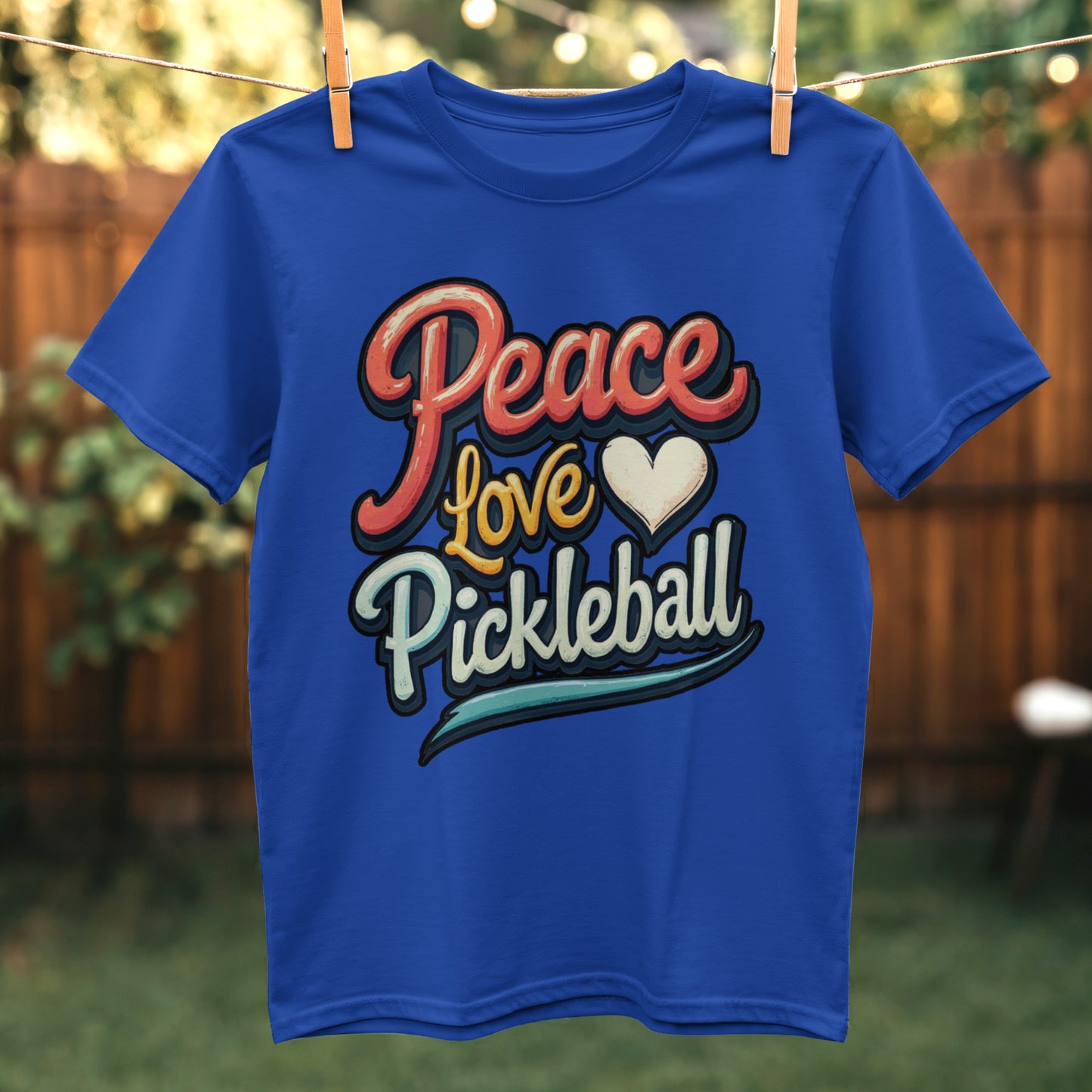 Peace Love Pickleball Graphic Tee product