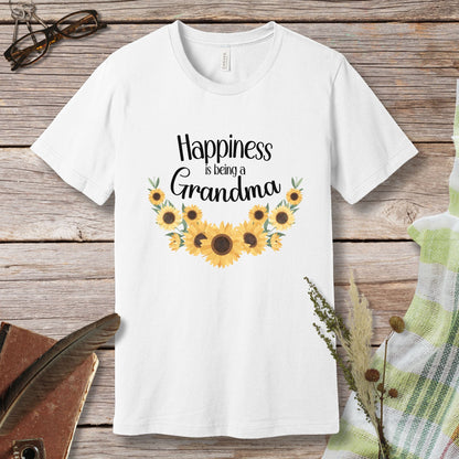 a t - shirt that says happiness is being a grandma