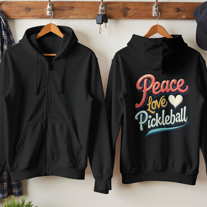 Peace Love Pickleball Graphic Hoodie product type