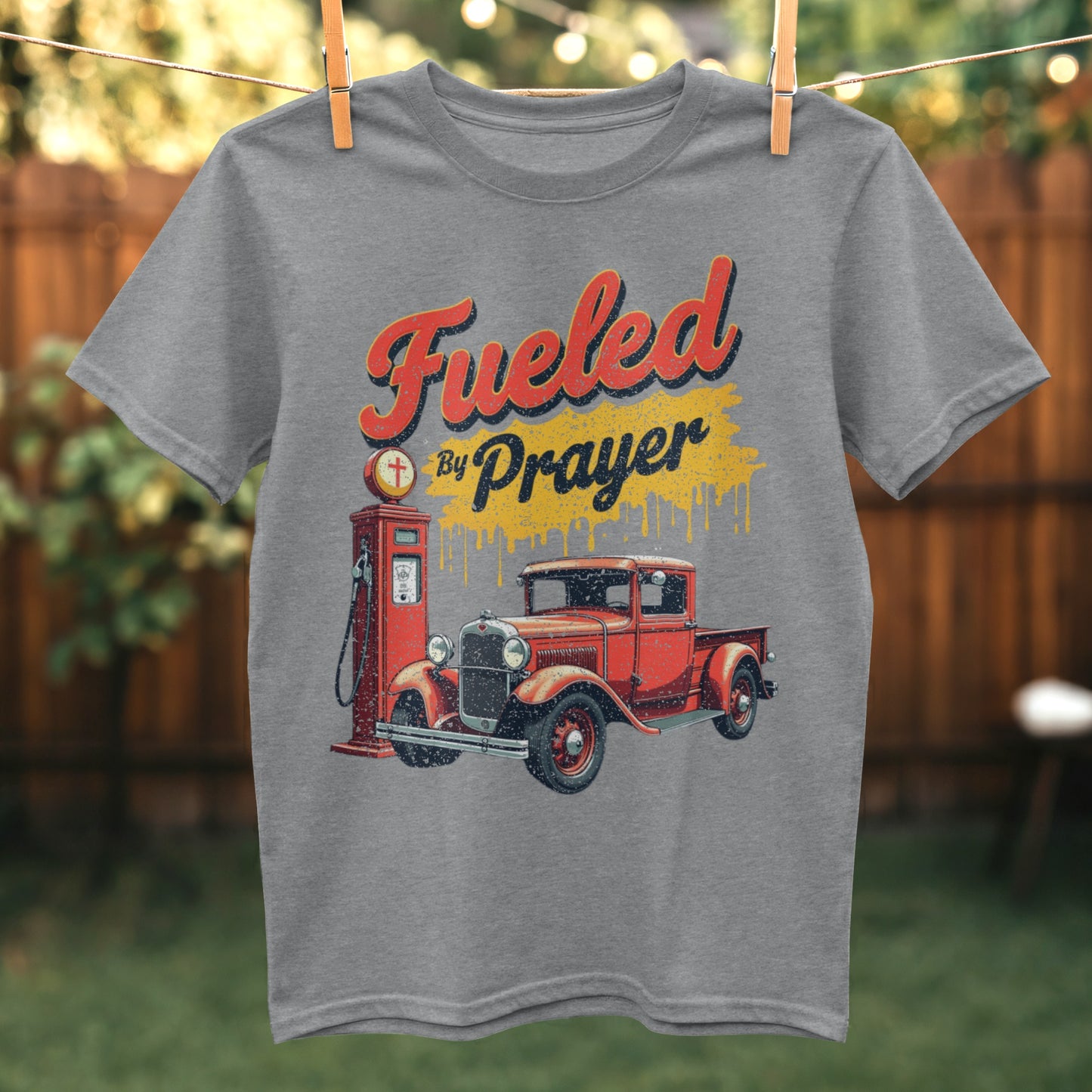 Fueled By Prayer Graphic Tees Unique Design product