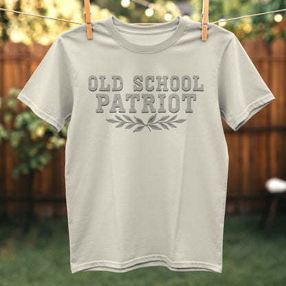 Old School Patriot Custom Printed T-shirt product