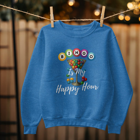 Bingo Is My Happy Hour Graphic Sweatshirt product
